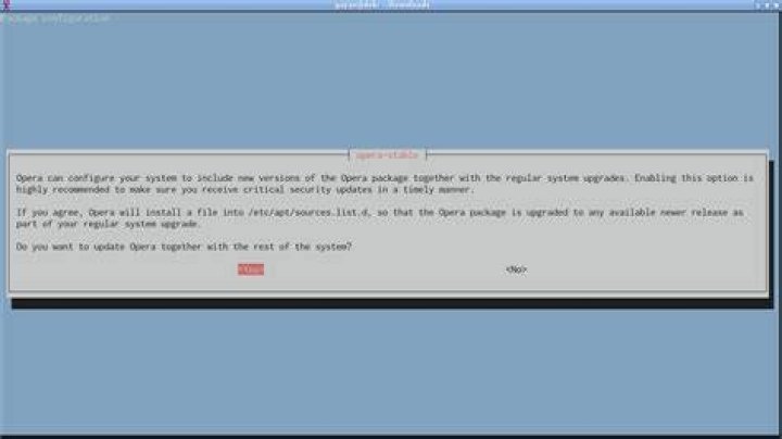 Installing Opera browser on Ubuntu 16.04
