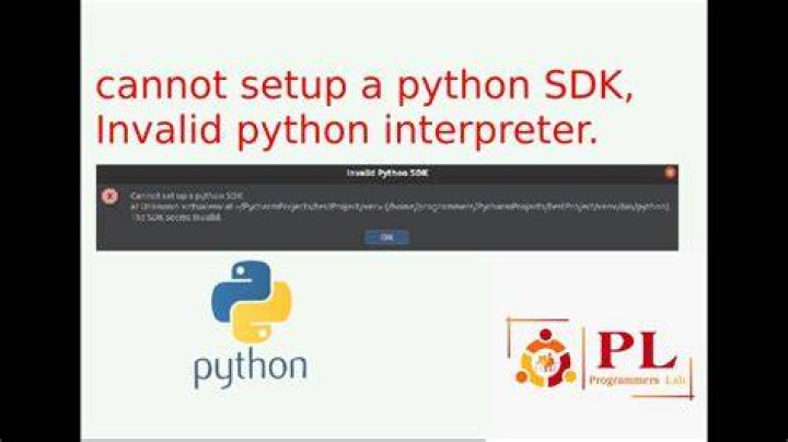 Invalid Python SDK Error while using python 3.4 on PyCharm