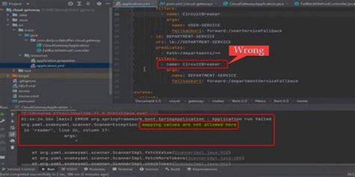 Invalid YAML: mapping values are not allowed in this context: network: