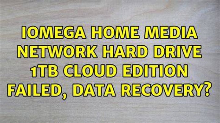 Iomega Home Media Network Hard Drive 1TB Cloud Edition failed, data recovery?