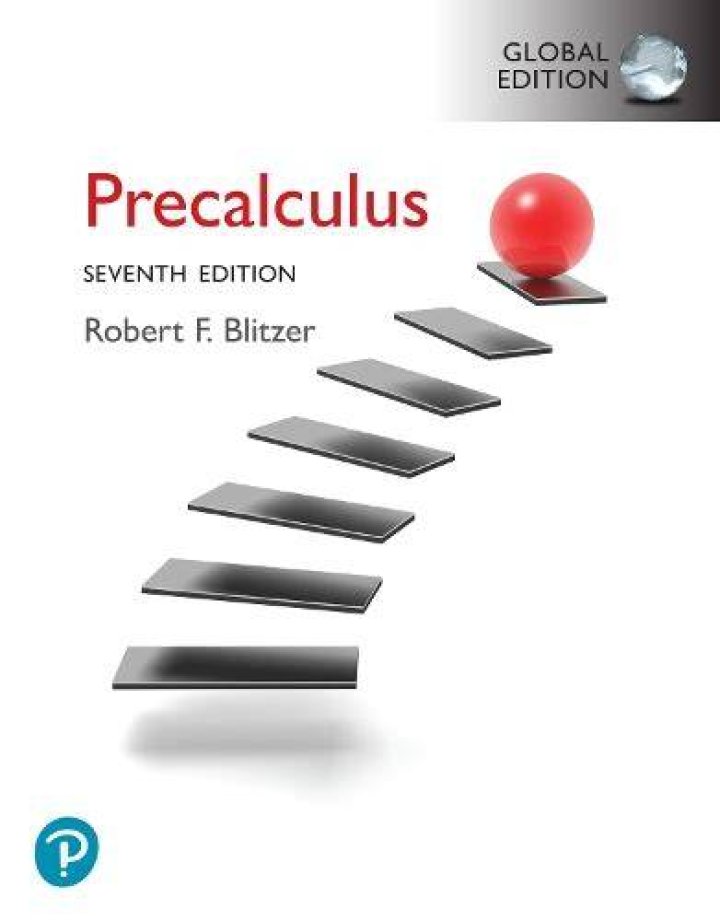 Is Blitzer Precalculus my best option considering my circumstances?