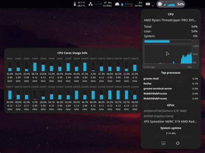 Is there a 'Power Monitor' for Ubuntu GNOME?