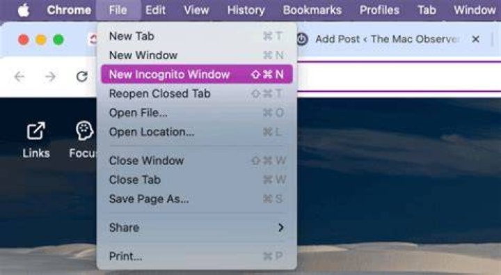 Is there a way to open an incognito tab as oppose to a incognito window in Chrome?