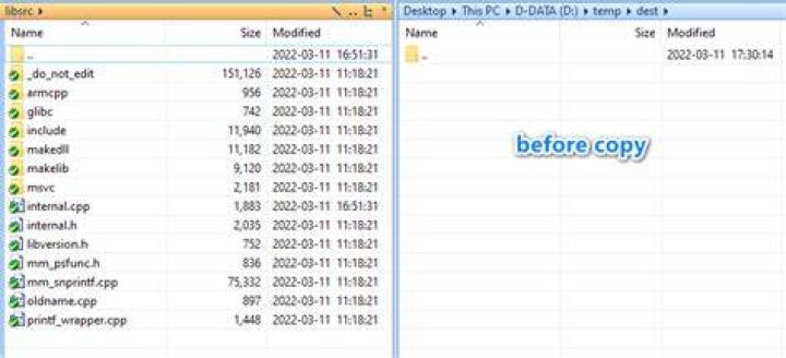 Is there Windows copy command that mimic Unix `cp -r` behavior?