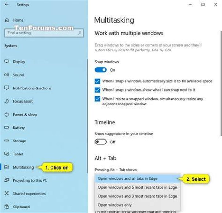Is Win+TAB a downgraded ALT+TAB in Windows 10?