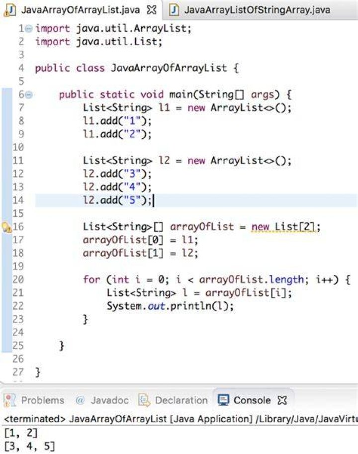 Java - How to access an ArrayList of another class?