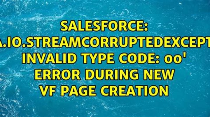 java.io.StreamCorruptedException: invalid type code: 00