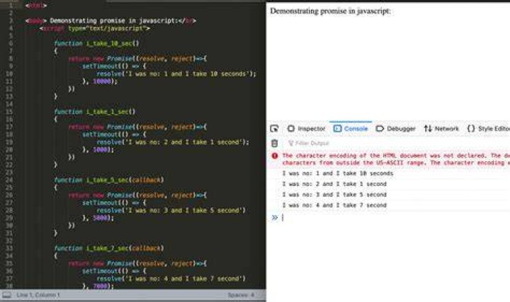 JavaScript Promises - reject vs. throw