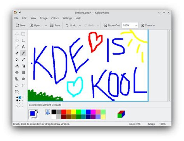 kolourpaint's tools