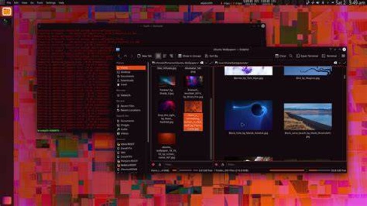 Kubuntu 20.04 desktop wallpaper always displays only 1/4 of screen
