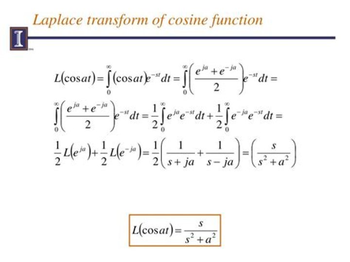 Laplace transform of $\cos(at)/t$