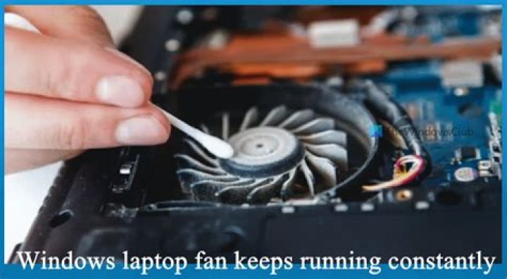 Laptop fan constantly running at a high speed