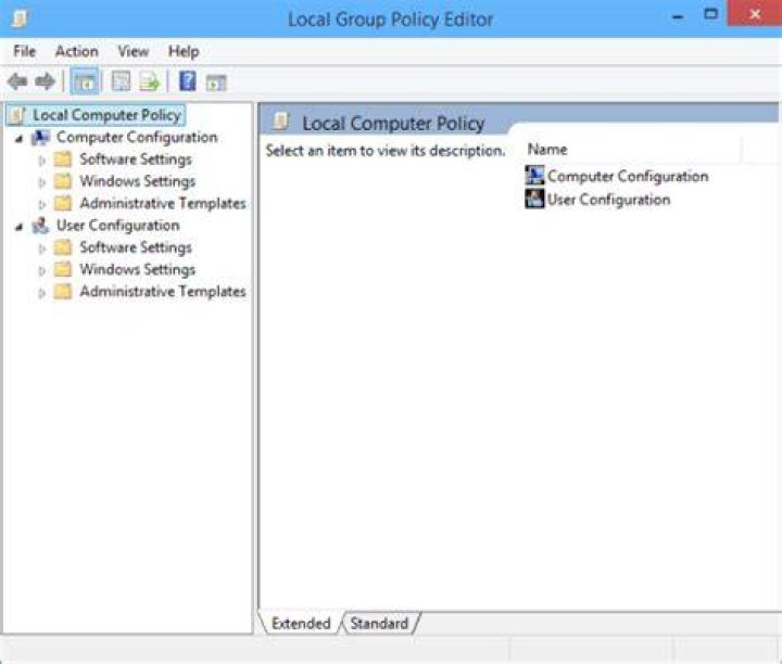 Local Group Policy Editor - Windows Update