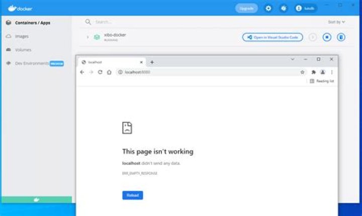 localhost not loading correctly