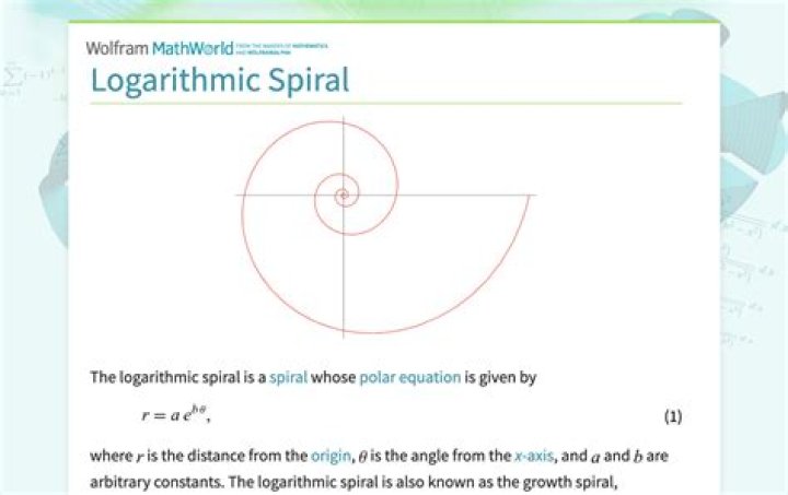 logarithmic spiral