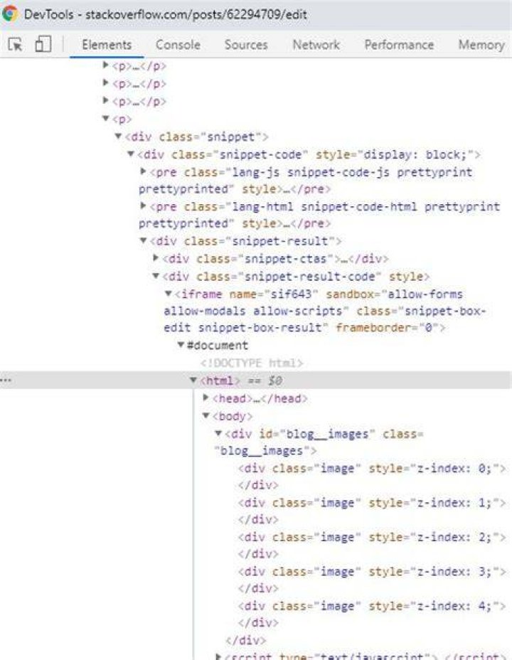 Loop through childNodes
