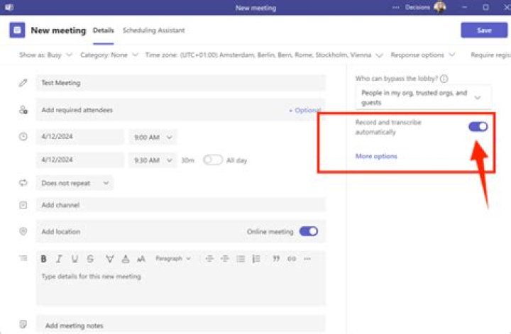 Lotus Notes: For accepted meetings, automatically set alarm notification that accounts for availability