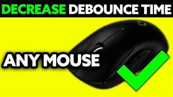 Lowering mouse debounce time