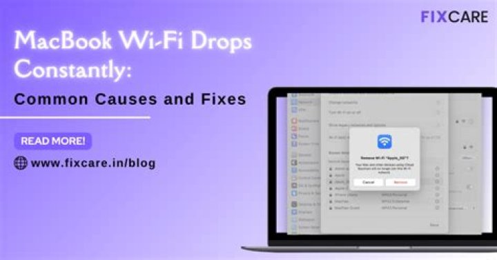 MacBook Air constantly drops wifi connection