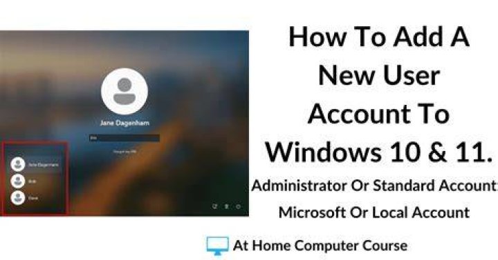 Make a user account on Windows 10 a full admin