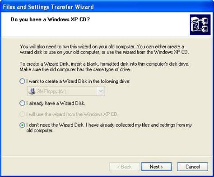 Manually transferring USMT2.UNC to fresh install. File and Settings Transfer Wizard doesn't work.