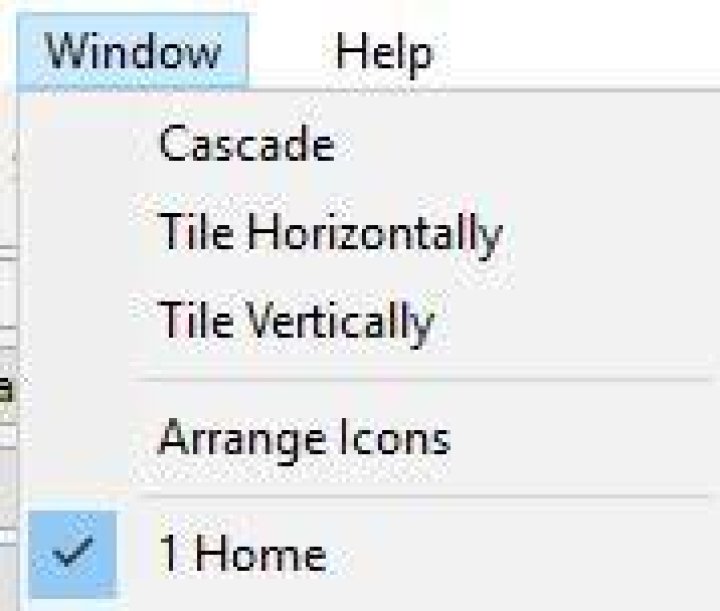 MFC menus Open tabs dynamic menu