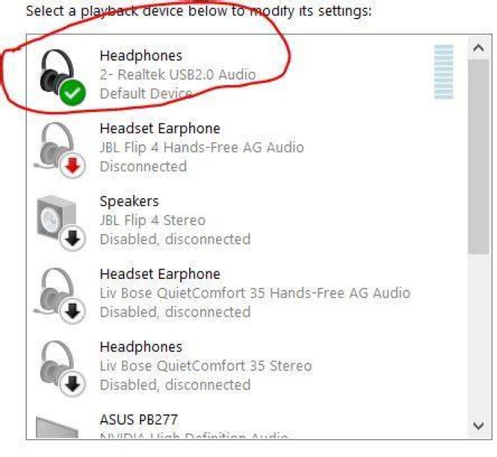 Microphone being recognized as headphones in windows 10 using a usb-c