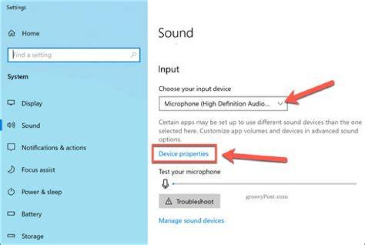 microphone properties - boost and levels - analog