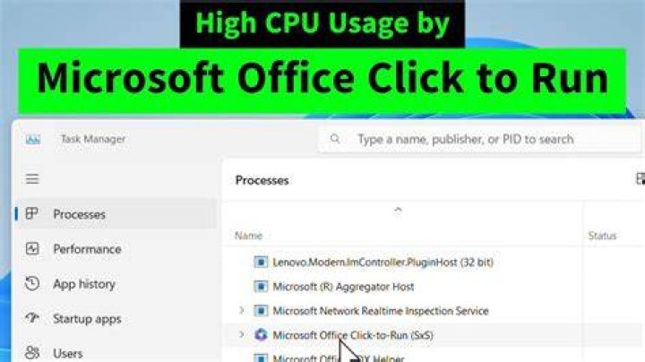 Microsoft Office Click-to-Run (SxS) using high CPU