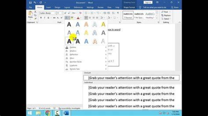 Microsoft Word 2013's 