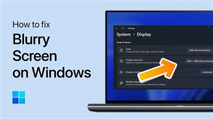 Monitor Blurry (jittery like there are scan lines) after windows update
