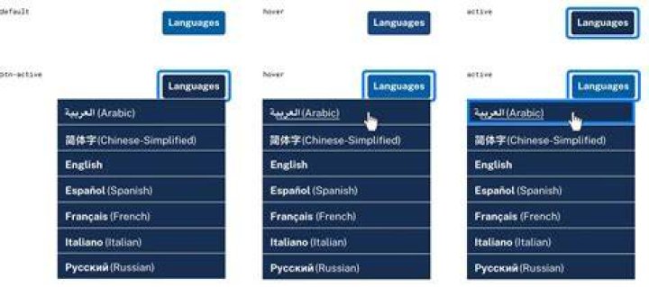 More languages button