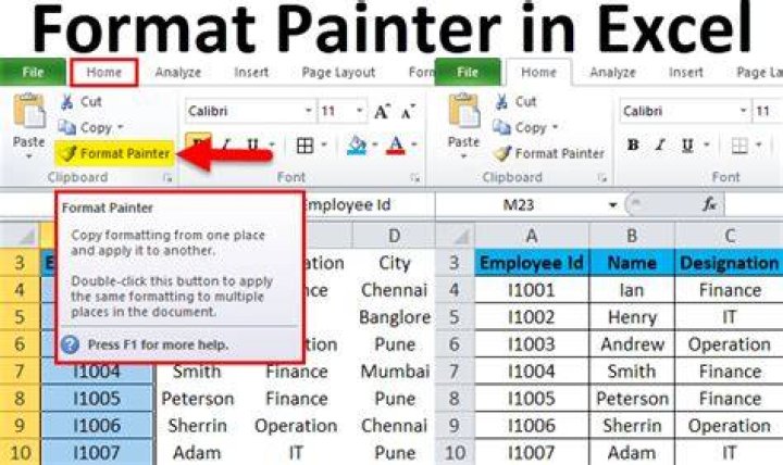 MS Excel: How to use format painter with just the keyboard?