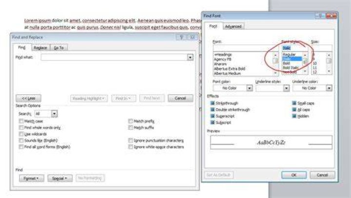 MS Word: Find single italic words