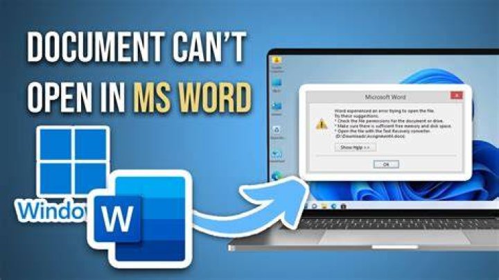 MS Word -- Unable to open <link>. Cannot open the specified file