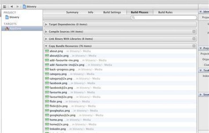 Multiple build commands warning while building - Objective C