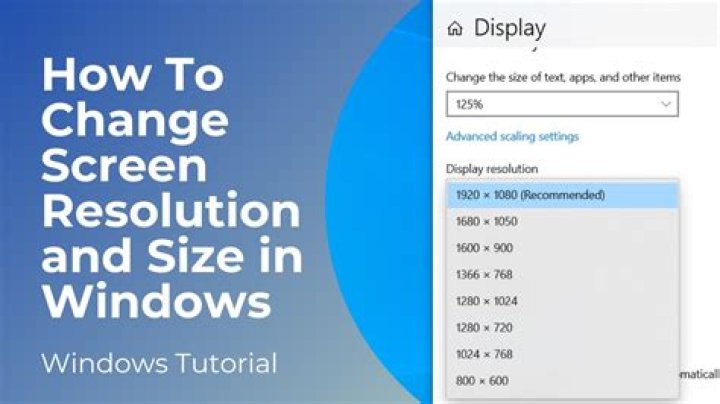 My screen resolution changed overnight and I can't seem to change it