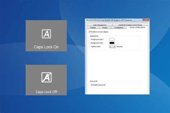 Need help removing onscreen caps lock indicator (Windows 10)