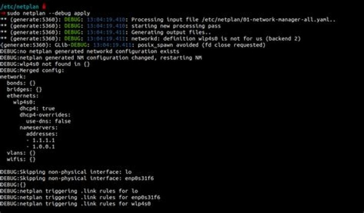 netplan error, unknown key nameservers