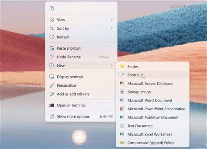 New Shortcut