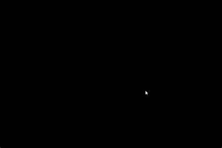 No login screen : black screen