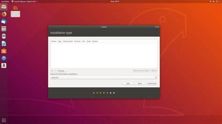 No Partition to Select - Ubuntu 18.04.3 Fresh Install