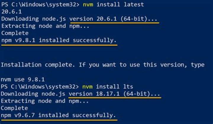 nodejs npm installation error