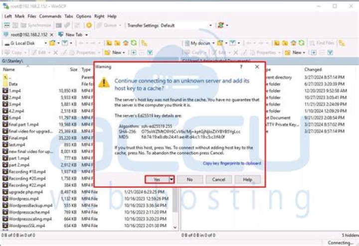 Not able to connect to linux server using winscp because of login script