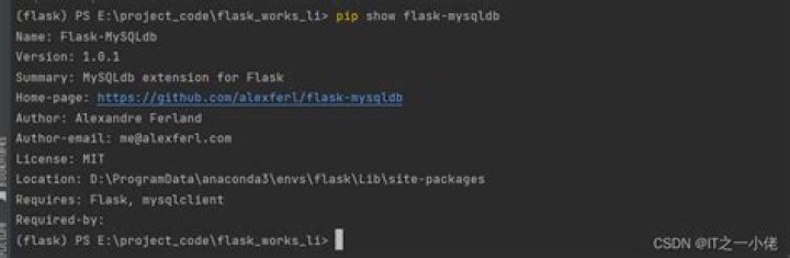 Not able to install package flask-mysqldb
