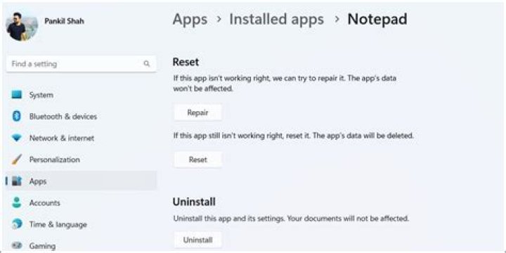Notepad++ not working after removing wine that was installed for a different application