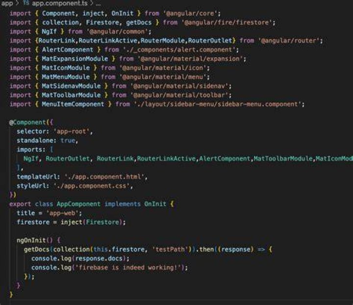 NullInjectorError: No provider for AngularFirestore