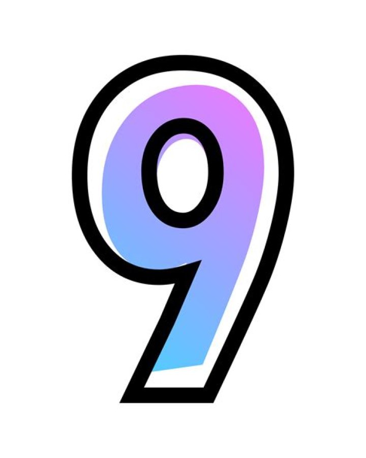 Number 9 in lower right hand corner - what does it mean?