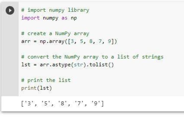 Numpy matrix to array