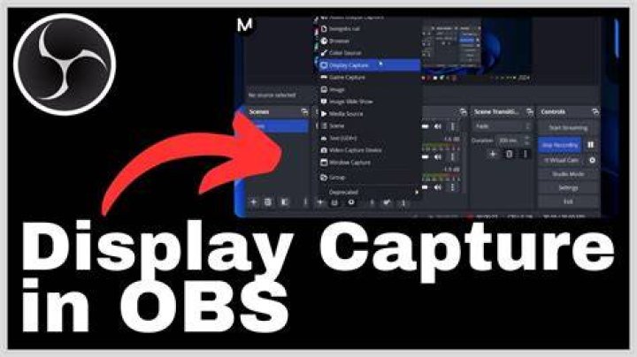 OBS display capture on scaled displays Wayland